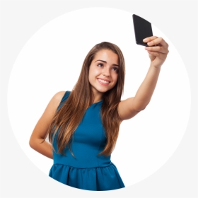 Girl Selfie Png - Girl Taking Selfie Png, Transparent Png, Transparent PNG