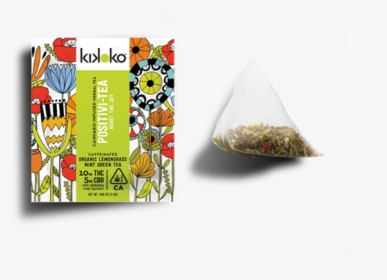 Flowertown Kikoko Positivi Tea Can Bag - Kikoko Positivi Tea Pouch, HD Png Download, Transparent PNG