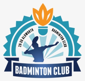 Basingstoke Racketeers Badminton Club Logo - Vector Emblem Badge, HD Png Download, Transparent PNG