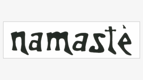 Namaste Sticker - Stencil, HD Png Download, Transparent PNG