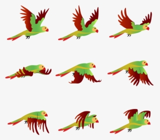 Transparent Bird - Bird Sprite Sheet Png, Png Download, Transparent PNG