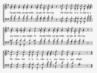 Jingle Bells, Song, Christmas Carol, Bell, Bells, Sound - Rondo Form With Lyrics, HD Png Download, Transparent PNG