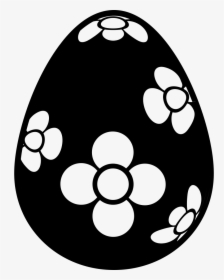 Easter Egg With Flowers Design - Free Svg Easter Egg, HD Png Download, Transparent PNG