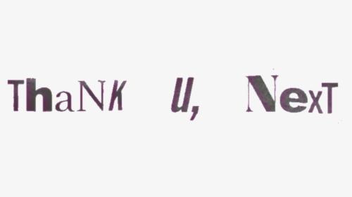 Logo De Thank U Next, HD Png Download, Transparent PNG