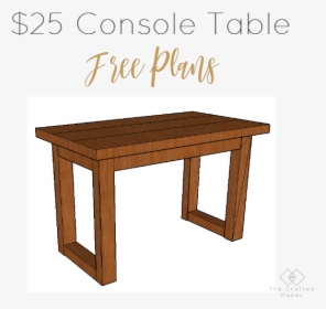 Come Check Out How To Build This $25 Console Table - Coffee Table, HD Png Download, Transparent PNG
