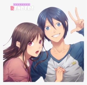 Anime Best Friend Boy Girl Yato Render Hd Png Download Transparent Png Image Pngitem
