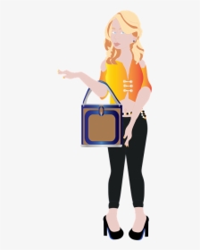 Fashion, Woman, Hair, Model, Female, Young, People - Cartoon, HD Png Download, Transparent PNG