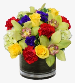 Birthday Bounce - Happy Birthday Flowers Bouquet, HD Png Download, Transparent PNG