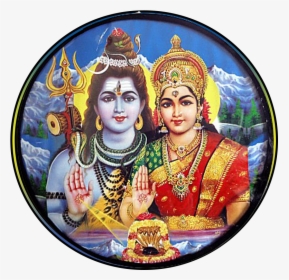 Shiv Parvati With Jyotirling, HD Png Download, Transparent PNG