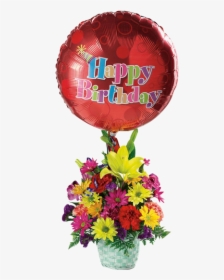 Happy Birthday Flowers, HD Png Download, Transparent PNG