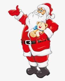 Transparent Santa - Christmas And Happy New Year, HD Png Download, Transparent PNG