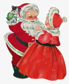 Mrs Claus And Santa Png - Santa Claus And Mrs Claus Png, Transparent Png, Transparent PNG
