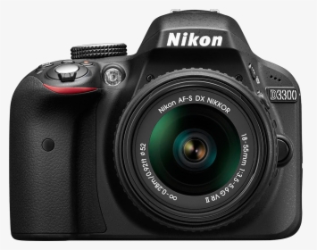Transparent Photographer Camera Clipart - Nikon D3300 Dslr Camera, HD Png Download, Transparent PNG