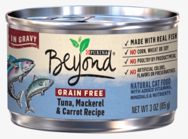 Purina Beyond Grain Free Tuna, Mackerel & Carrot Recipe - Purina Beyond Cat Food Wet, HD Png Download, Transparent PNG