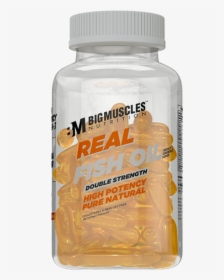 Big Muscle Fish Oil, HD Png Download, Transparent PNG