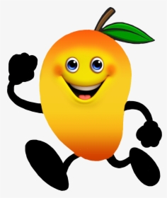 #mango #mangue #manju #aam #obst #frucht #sticker #fruit - Cartoon Mango Transparent Background, HD Png Download, Transparent PNG
