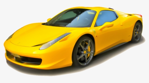 Ferrari, Ferrari 458, Sports Car, Yellow - Ferrari Jaune, HD Png Download, Transparent PNG