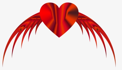 Flying Heart 5 Clip Arts - Flying Heart Png, Transparent Png, Transparent PNG