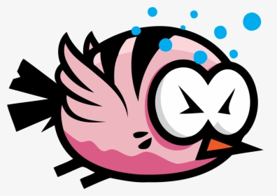 Pink,art,leaf - Flappy Bird Image Png, Transparent Png, Transparent PNG