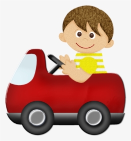 Ferrari Clipart Cute - Baby Driving Car Clipart, HD Png Download, Transparent PNG