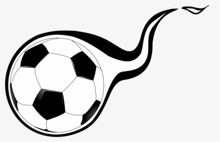 Football Sport Clip Art - Transparent Soccer Ball Flying, HD Png Download, Transparent PNG