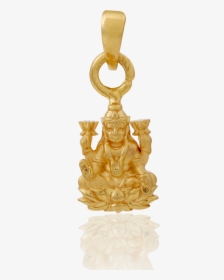Divine Goddess Lakshmi Pendant - Lakshmi Gold Pendant Png, Transparent Png, Transparent PNG