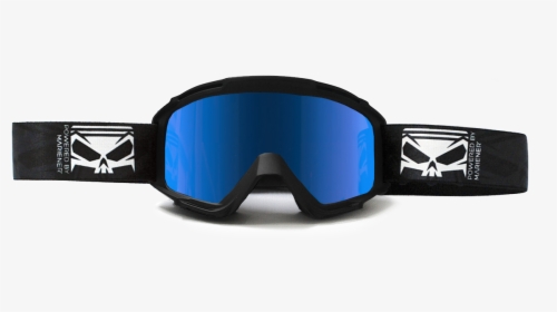 Mariener Motocross Goggles Black Ice Blue - Electric Blue, HD Png Download, Transparent PNG