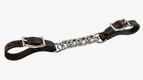 Curb Chain With Leather Ends - Strap, HD Png Download, Transparent PNG
