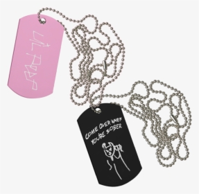 Come Over When You Re Sober Pt - Lil Peep Dog Tags, HD Png Download, Transparent PNG