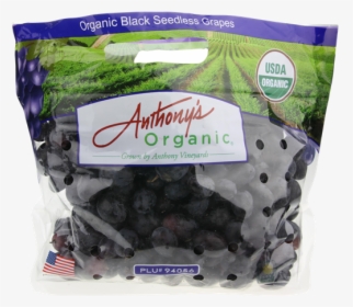 Organic Black Seedless Grapes, HD Png Download, Transparent PNG