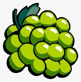 Grape, Fruits, Bunch, Fresh, Green, Organic, Natural - Clipart Grape, HD Png Download, Transparent PNG