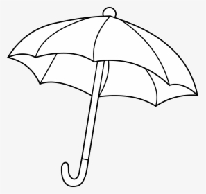 Umbrella Coloring Page - Umbrella Coloring Page Transparent, HD Png Download, Transparent PNG