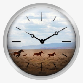 Wild Horses Navajo Nation Indian Reservation Usa - Texture Clock Png, Transparent Png, Transparent PNG