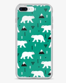 Polar Bear Pattern Iphone Case - Mobile Phone Case, HD Png Download, Transparent PNG