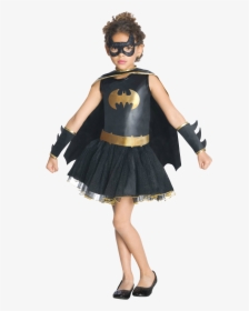 Batgirl Dress Girls Fancy Dress Comic Book Superhero - Bat Girl Costume For Kids, HD Png Download, Transparent PNG