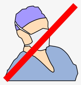 Doctor With Mask Not Available Clip Art - Doctors Mask, HD Png Download, Transparent PNG