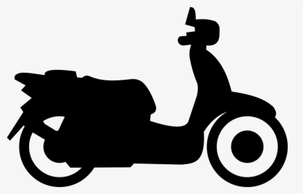 Scooter Silhouette, HD Png Download, Transparent PNG