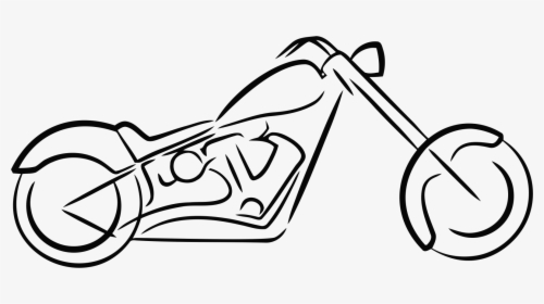 Draw A Harley Davidson Motorcycle, HD Png Download, Transparent PNG