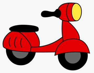 Clipart Christmas Motorcycle Scooter - Motor Clipart, HD Png Download, Transparent PNG