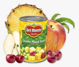 Chunky Mixed Fruit - Del Monte Cocktail Fruit 100 Calories, HD Png Download, Transparent PNG
