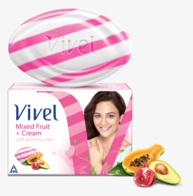 Vivel Mixed Fruit Cream Soap, HD Png Download, Transparent PNG