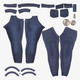 Female Jeans Texture , Png Download - Sims 4 Jeans Textures, Transparent Png, Transparent PNG