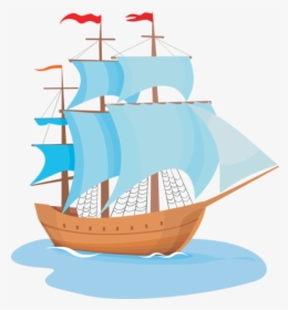 Explorer Clipart Wooden Ship - Sailing Ship Clipart, HD Png Download, Transparent PNG
