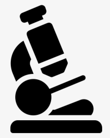 See Here Microscope Clipart Transparent - Black Clipart Microscope Logo Png, Png Download, Transparent PNG