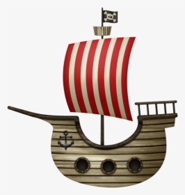 Pirate Ship Clipart Png - Cute Pirate Ship Clip Art, Transparent Png, Transparent PNG