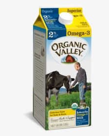 Milk Gallon Png - Organic Valley Milk, Transparent Png, Transparent PNG