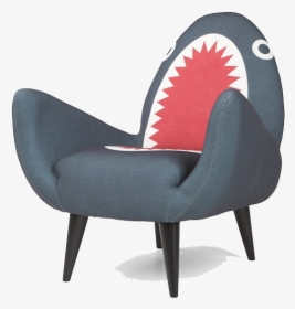 Modern Chair Transparent Free Png - Made Shark Chair, Png Download, Transparent PNG