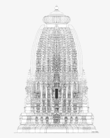 Transparent World Drawing Png - Temple Sketch Png, Png Download, Transparent PNG
