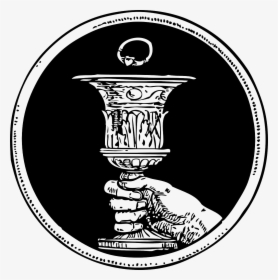 Hand Holding Chalice Drawing, HD Png Download, Transparent PNG