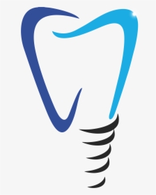 Clipart Mouth Unhealthy Tooth - Dental Implant Logo Png, Transparent Png, Transparent PNG